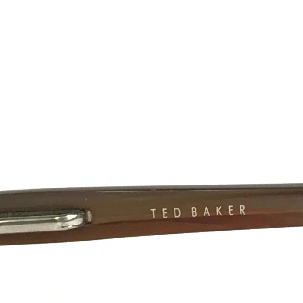 Ted Baker Eyeglasses Frames Liner B804 BRN Brown Rectangular Full Rim 51-17-140